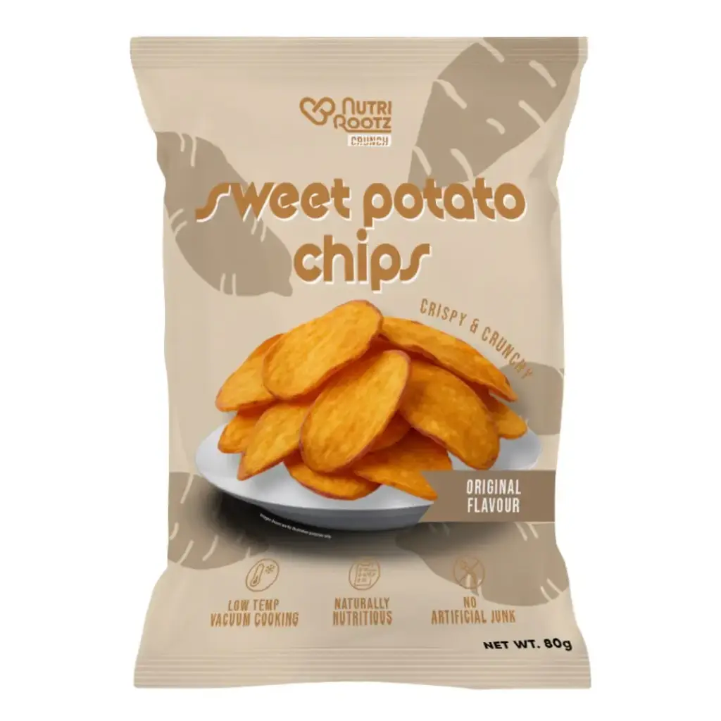 NutriRootz Sweet Potato Chips 80g