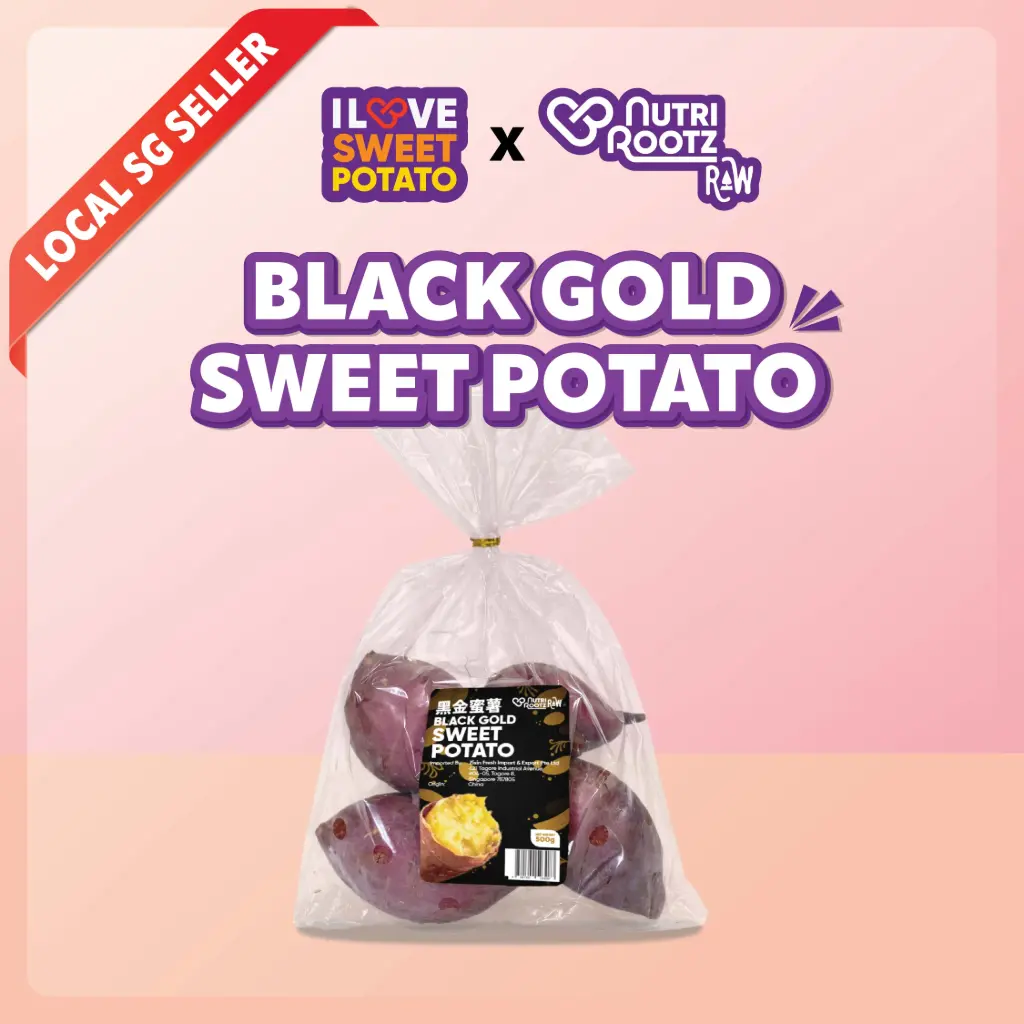 NutriRootz Fresh Sweet Potato 500g x 8 Packs [1 Carton]
